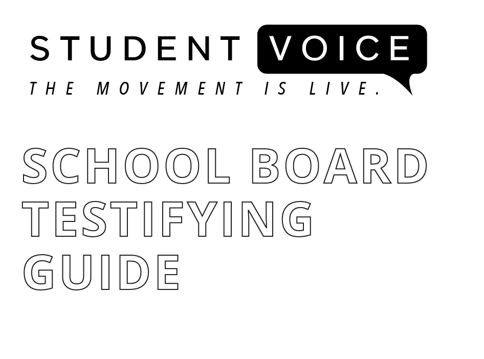 School Board Testifying Guide